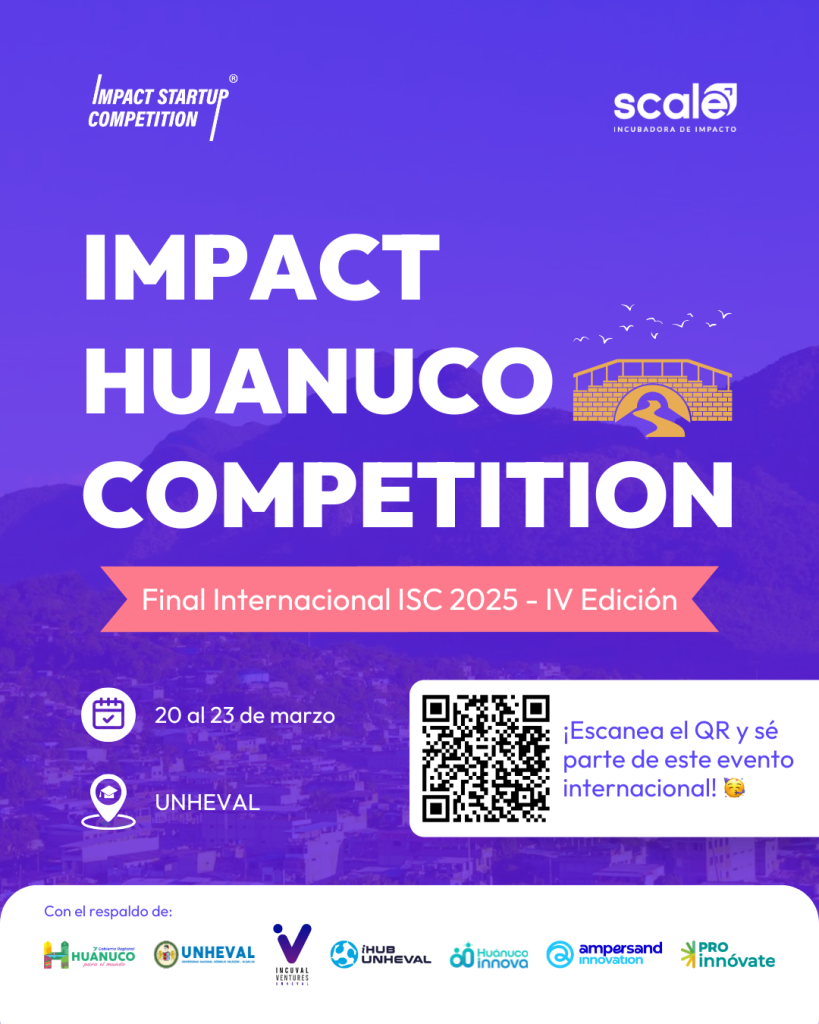 Flyer del evento presencial de la Final Internacional ISC Huánuco 2025