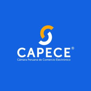 Logo de fondo azul de la marca CAPECE