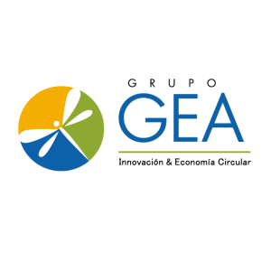 Logo de fondo blanco de la marca "Grupo GEA"