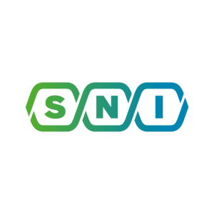Logo de fondo blanco que dentro dice las siglas en verde de la Sociedad Nacional de Industrias