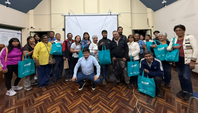 Foto de cierre de la Capacitación Especializada en Gestión de la innovación en unidades productivas de uva, palta y orégano, impulsado por el CITEagroindustrial Moquegua y ejecutado por lncubadora Scale